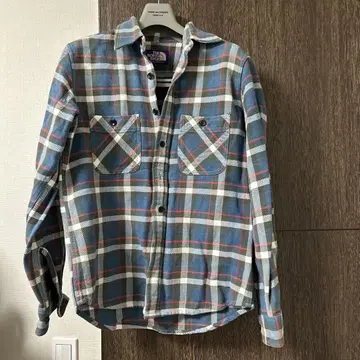 THE NORTH FACE 체크 무늬 플란넬 셔츠 S 사이즈