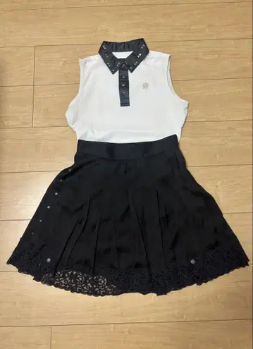 세인트 앤드류스 스커트와 피케 셔츠 세트