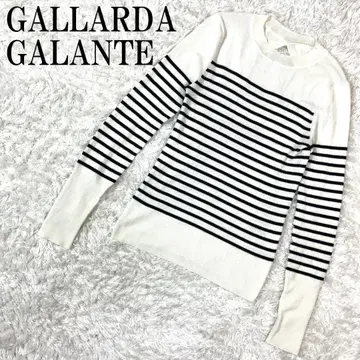 GALLARDA GALANTE 등 트임 니트 티셔츠 F B8029