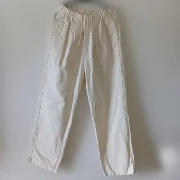 카구레 데님 이지 팬츠 (아이보리)