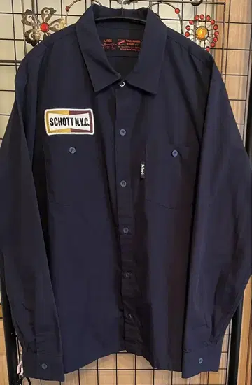 schott 샷 와펜 커스텀 워크 셔츠