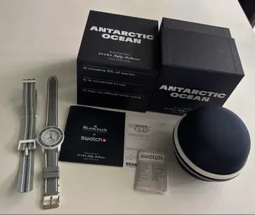 (새상품급) 블랑팡 x 스와치 인기 모델 ANTARCTIC OCEAN