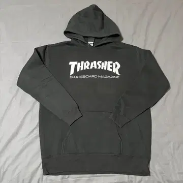 THRASHER 트레셔 속기모 후드티 블랙 XL