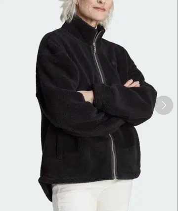 아디다스 블랙 플리스 자켓 집업