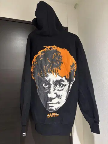 SAPEUR x 하마다 마코토 후드티 블랙 XL