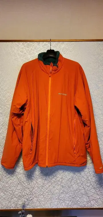 GORE-TEX INFINIUM 오렌지 플리스 자켓