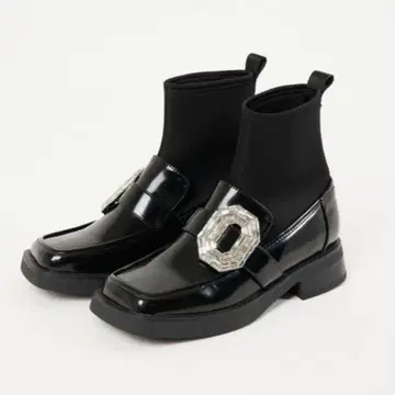 herlipto Square Toe Loafer Boots