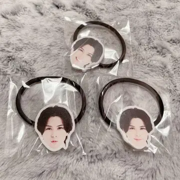 오카미야 라이무 2024 얼굴 머리끈 3개 세트