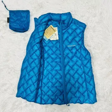 몽벨 US 플라즈마1000 다운 베스트 여성용 S 블루