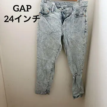 GAP [ 24인치 ] 걸프렌드 미드라이즈 데님 청바지 청바지