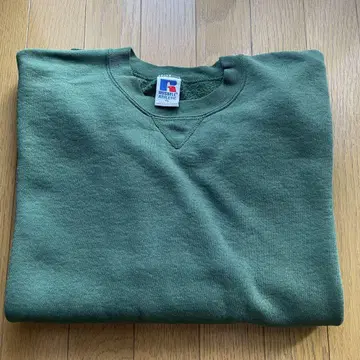 러셀 애슬레틱 무지 맨투맨 그린 XL USA제