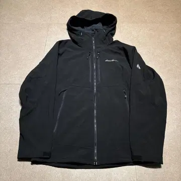 Eddie Bauer 후드티 집업 블랙 테크 S
