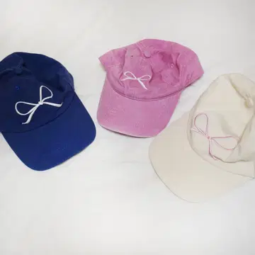 MORE self LOVE 리본 캡 장미 불가 발레코어