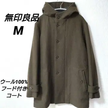 무인양품 MUJI 남성용 울 후드 부착 M 사이즈