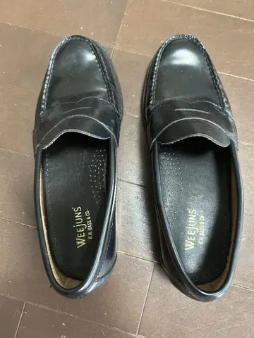 새상품급 로퍼 G.H. BASS WEEJUN 코인 로퍼 24cm