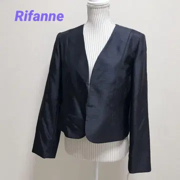 택 포함 새상품 리팬네 도쿄 소와르 노카라 자켓 빅 사이즈