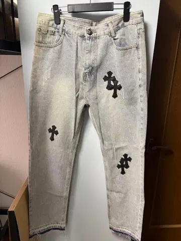 크로스 패치 데님