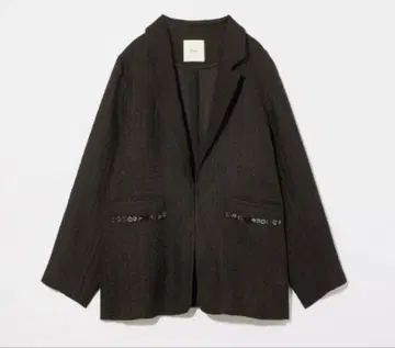 eaphi RANDOM BUTTON SHEER JACKET