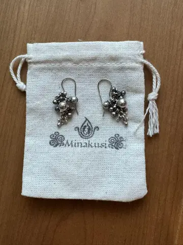 Minakusi 실버 귀걸이 하우스 오브 로터스