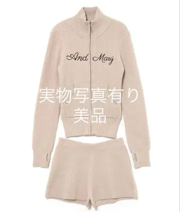 andmary Letter mary 로고 세트 베이지