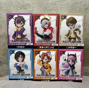 Crazy Raccoon 피규어 6세트