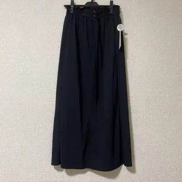 새상품 블랙 허리밴딩 롱 스커트