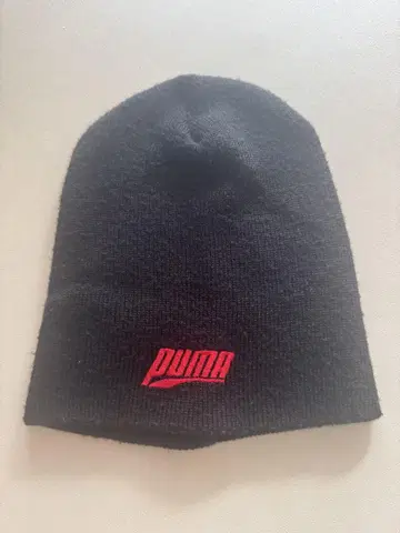PUMA 블랙 니트 모자 일본제