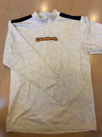 LOUDMOUTH 긴팔 하이넥 셔츠 화이트