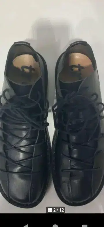 블랙 가죽 캐주얼 슈즈 39 size 새상품급