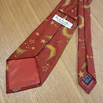 Paul Smith 빨간색 넥타이 별 무늬
