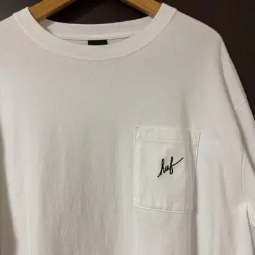 HUF / SCRIPT POCKET LSTEE