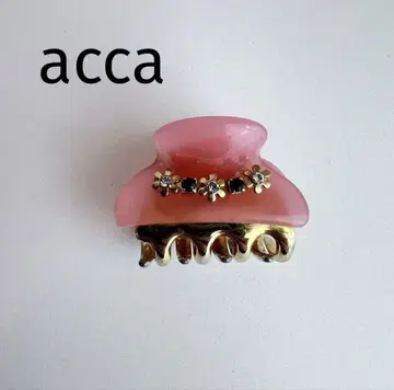acca 헤어 클립 핑크