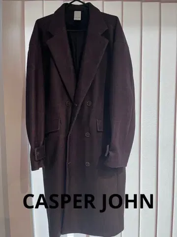 Casper John 다크 브라운 체스터 코트