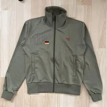 PUMA 레어 트랙 자켓 풀 집업 독일 로고 자수 여성 빈티지