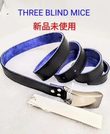 미사용 새상품 THREE BLIND MICE 벨트 소가죽