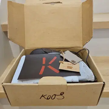 [ 새상품급 ] 코스 KOOS 레이스업 부츠 38 브라운