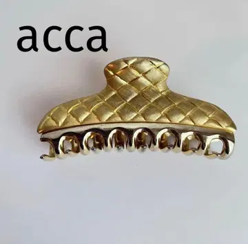 acca 헤어 클립 골드