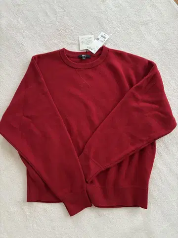 UNIQLO C 스무스 코튼 크루넥 스웨터