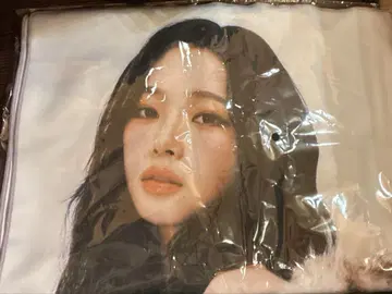 미개봉 새상품 aespa 일본 투어 한정판 슬로우건 타월 카리나