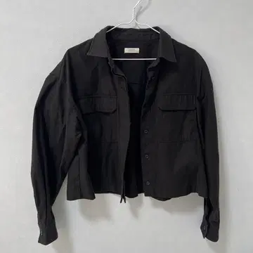 LOWRYS FARM 블랙 셔츠 자켓 F
