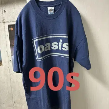 90s oasis T셔츠 knebworth XL 박스 로고 내한 레어