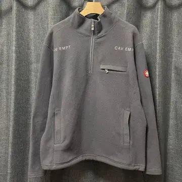 C.E CAVEMPT HALF ZIP LIGHT PULLOVER
