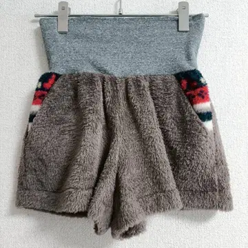 s0715 [ 메리아 빔즈 ] 복슬복슬 플리스 숏팬츠 포켓