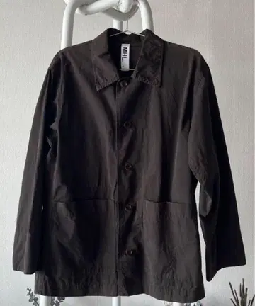 MHL. 커버올 셔츠 다크 브라운