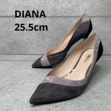 [새상품급] DIANA 바이컬러 스웨이드 스틸레토 펌프스 25.5cm