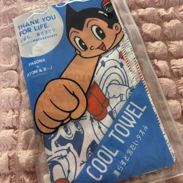 오사카 간사이 만박 PASONA 철완 아톰 쿨 타월