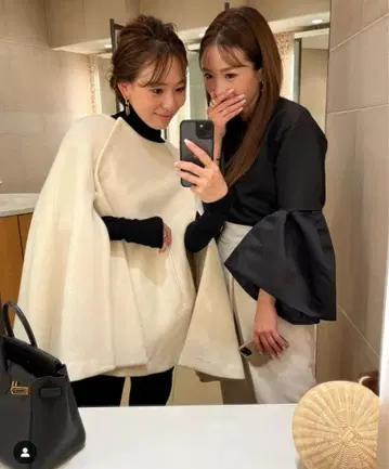 새상품급 헤이 heve 케이프 코트