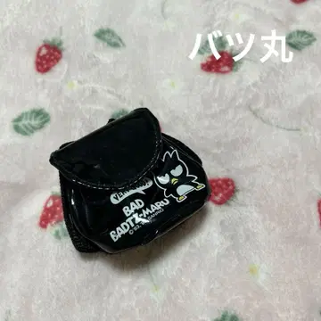 배드마츠마루 소형 파우치 블랙 산리오