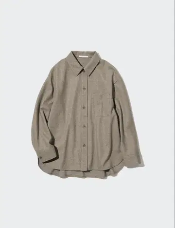 브러쉬드 저지 셔츠 자켓 셋업 가능