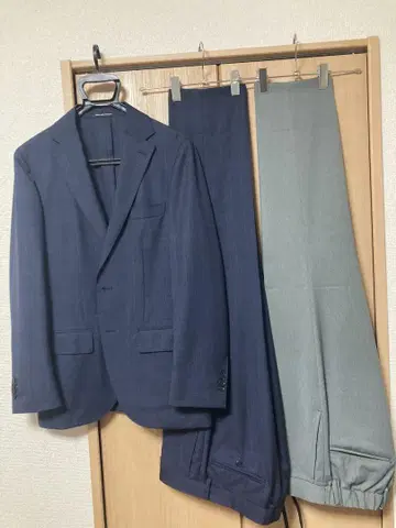 그린 라벨 릴랙싱 카노니코 수트 팬츠 세트